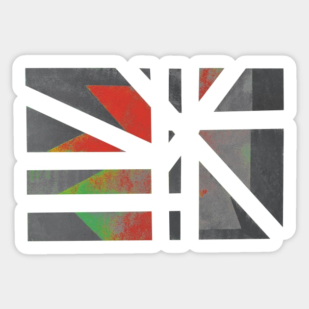 View of Abstract Christmas flower in shades of grey Sticker by BlackArtichoke